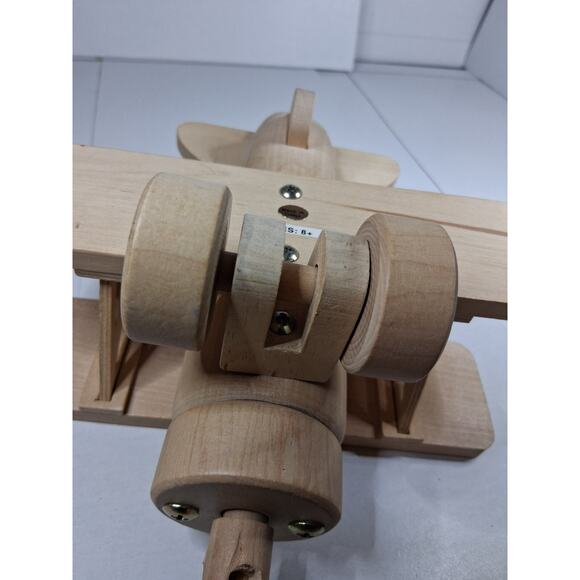 Tonka Wooden Toy Airplane – Natural Wood – Vintage Style – Minor Flaw - Picture 4 of 7